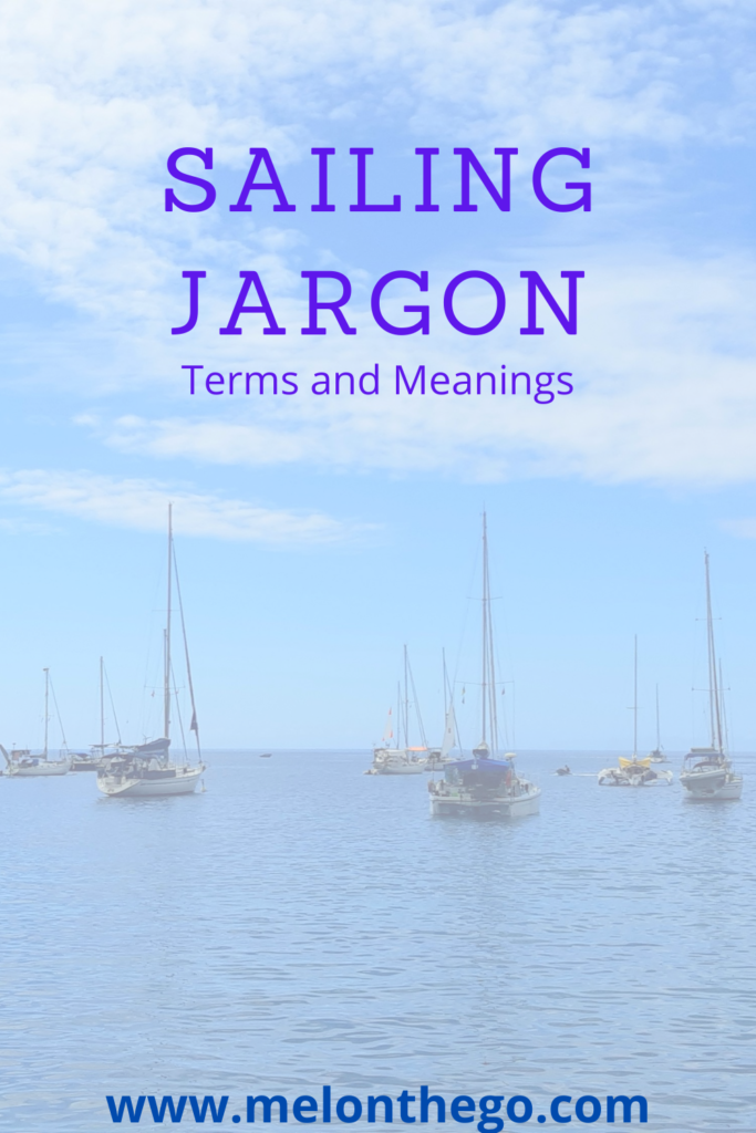 Sailing Jargon Pin