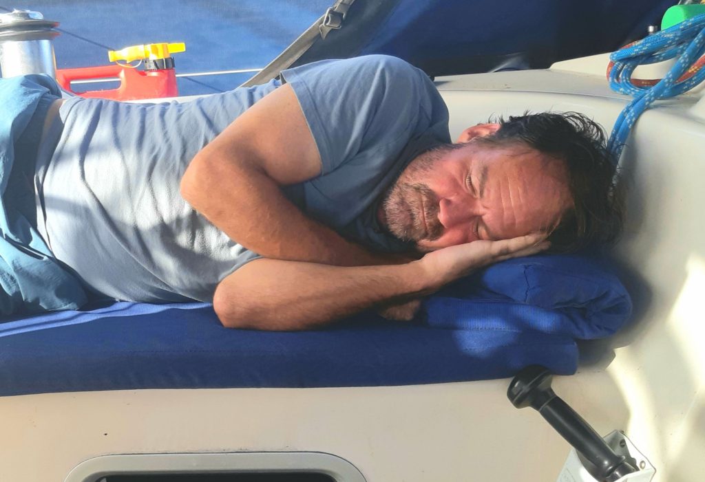 Health issues on a sailboat sleeping patient