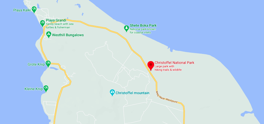 Christoffel Park map