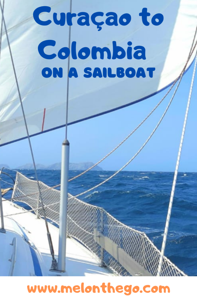 Sailing Curacao to Colombia Pin