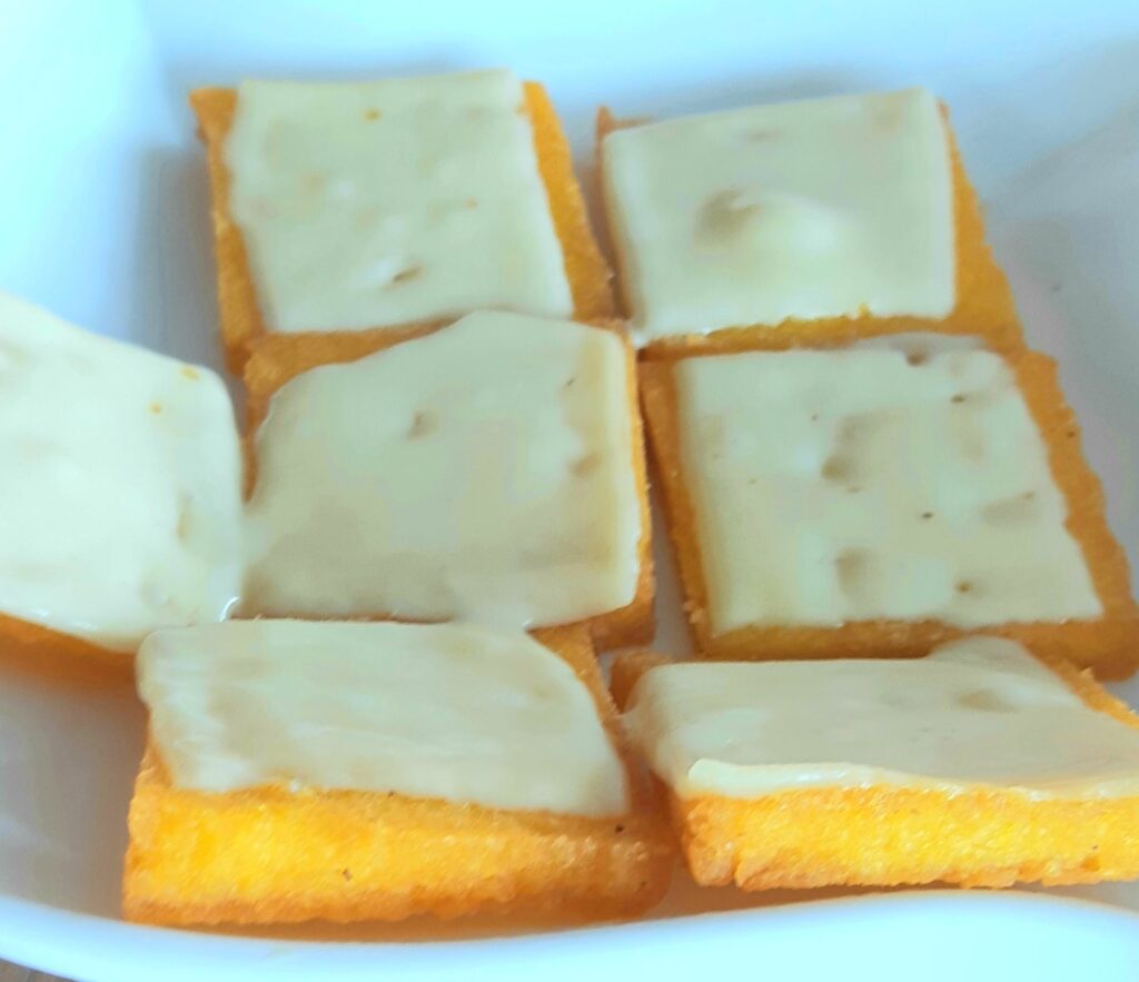 Funchi with cheese