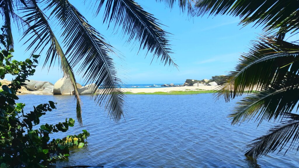 Salt pond in Tayrona