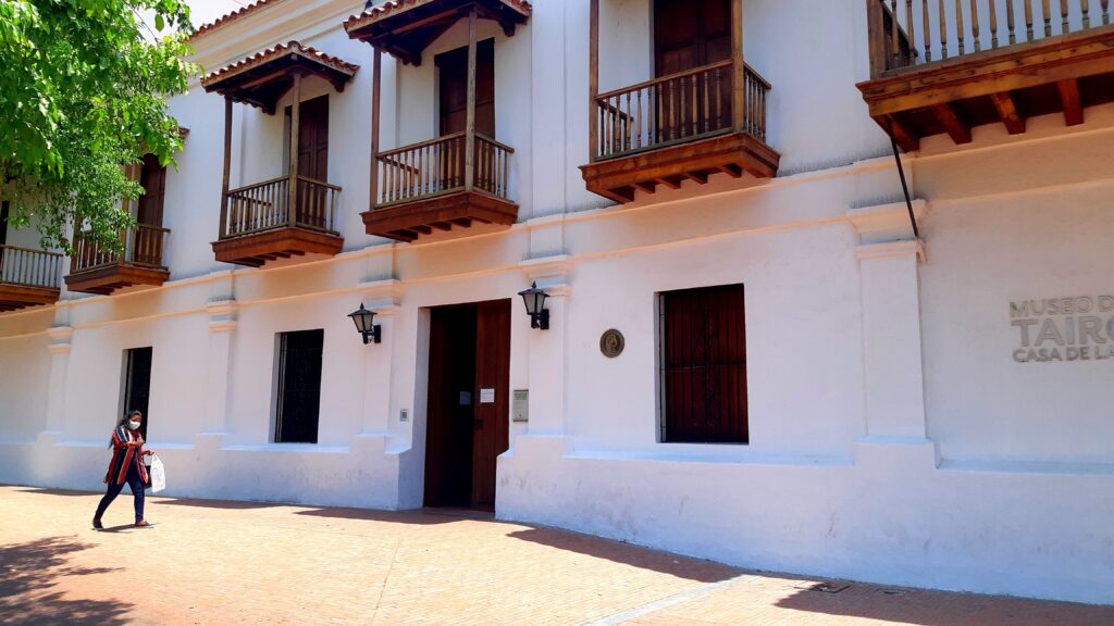 exterior of Gold Museum in Santa Marta