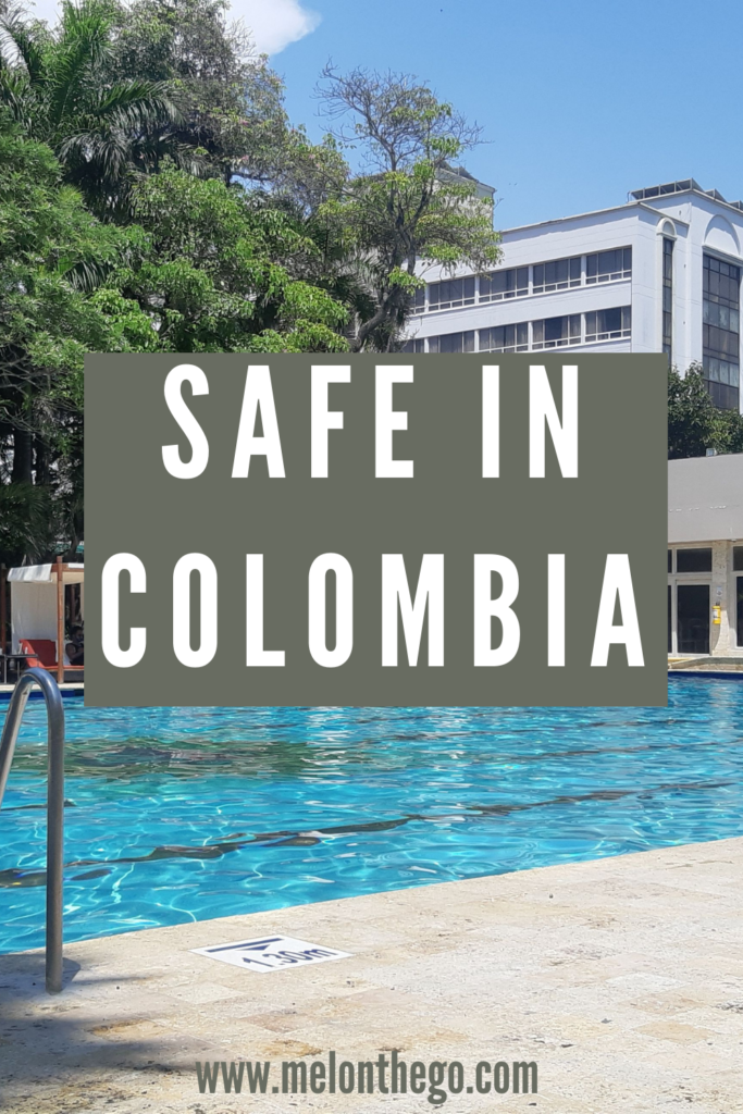 Safe in Colombia Pin