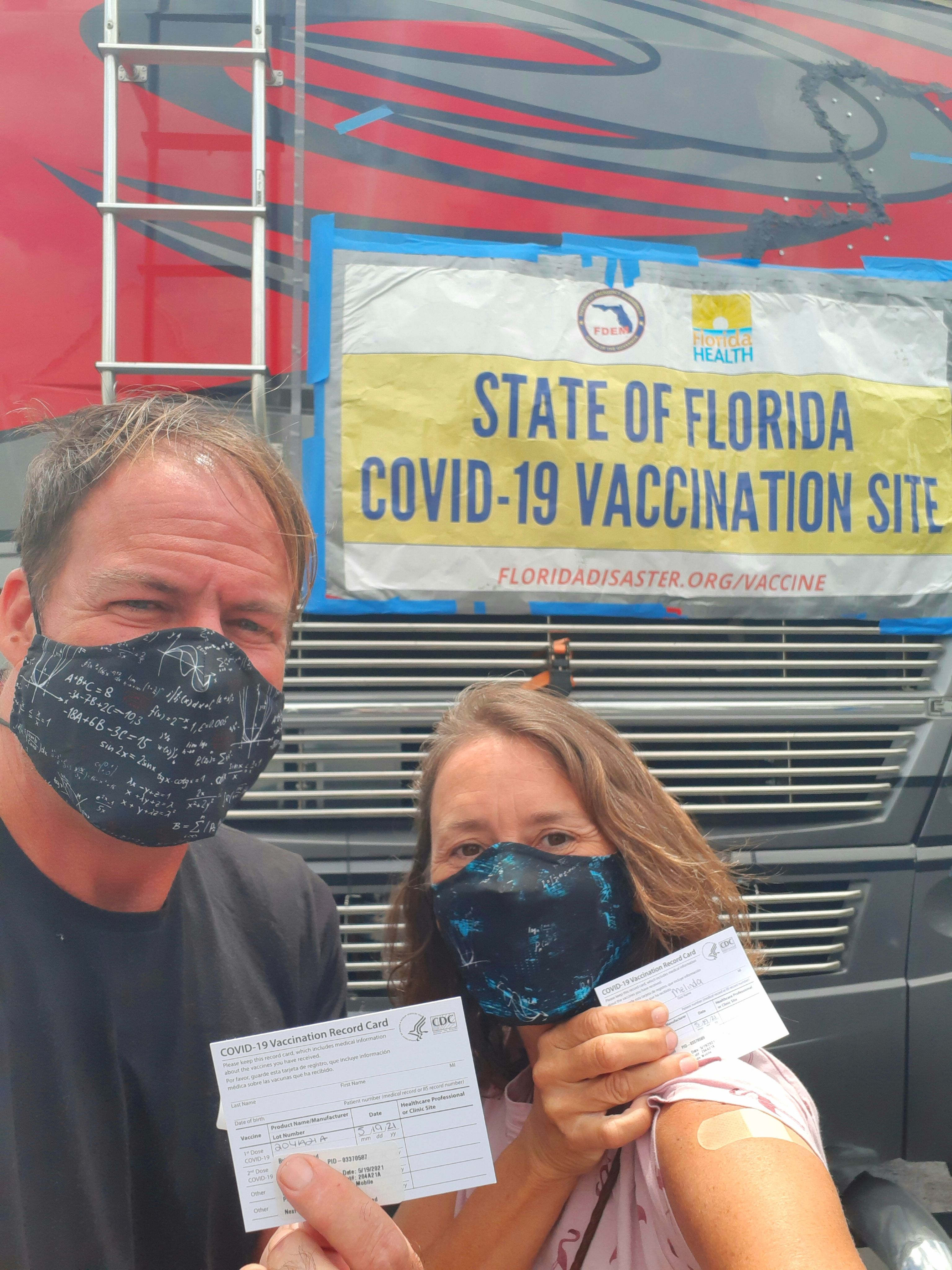 Vaccine hunting in Florida is a success