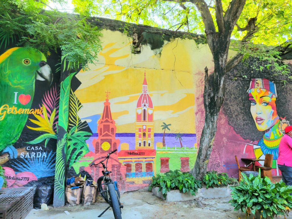 street art murals Getsemani