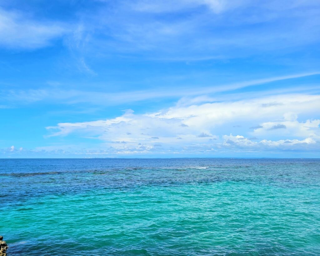 Caribbean blue water Isla Grande Colombia