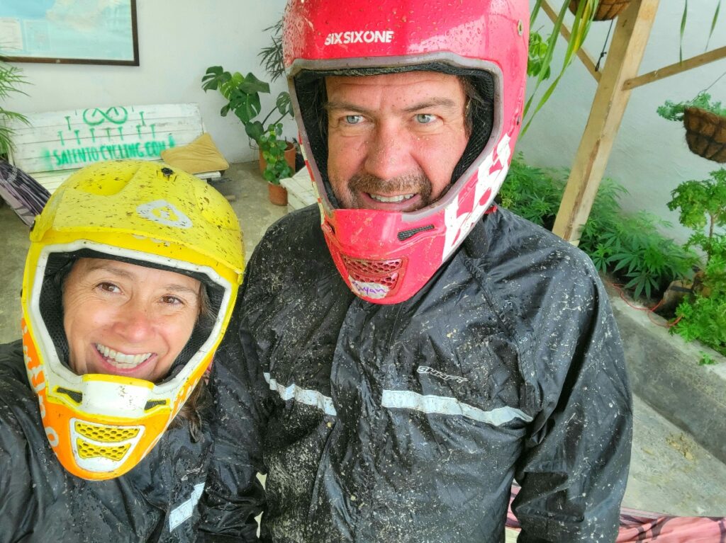 cycling in Colombia mountain bikers