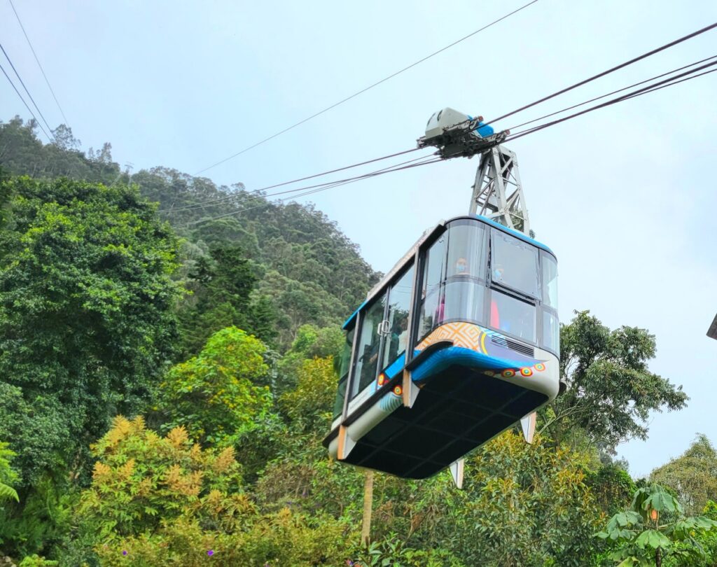 Cable car Monserrate Bogota