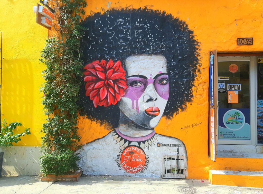 Street art in Getsemani