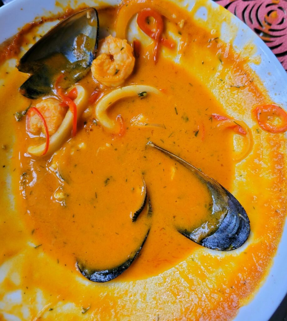 Seafood soup Cartagena