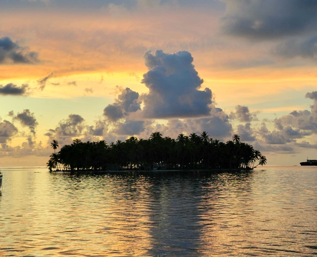 Sunset in the San Blas