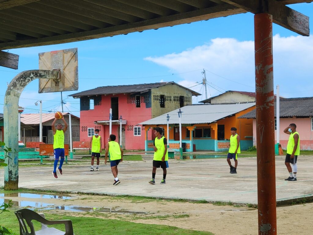 Basketball game San Blas Islands