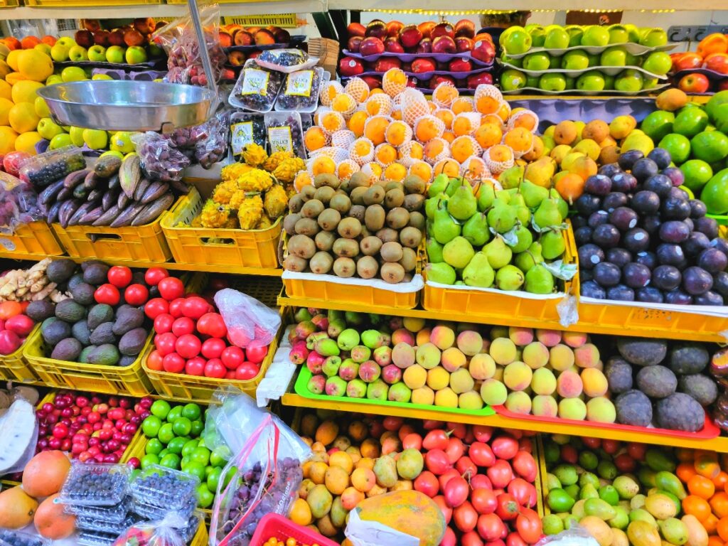 fruit at Paloquemao market in Bogota