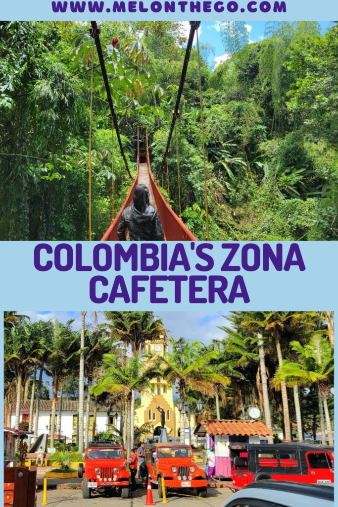 Colombia Zona Cafetera highlights Pin