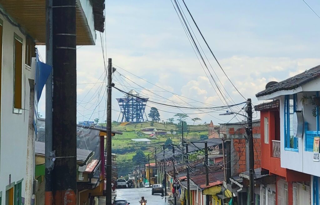 Mirador sightseeing in Filandia Colombia