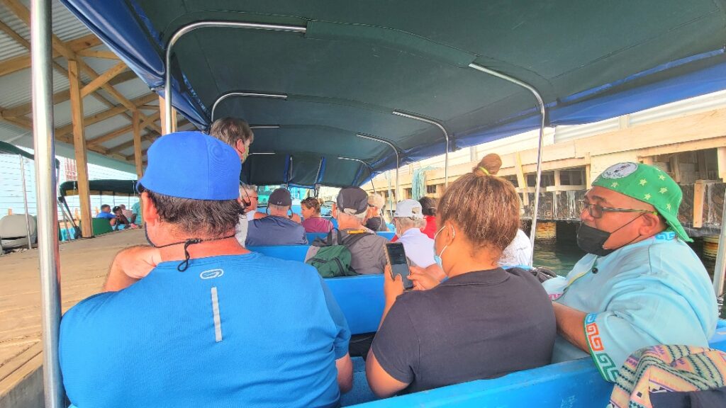 water shuttle life boat life in Bocas del Toro