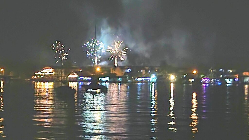 Bocas del Toro boat life fireworks Bocas town