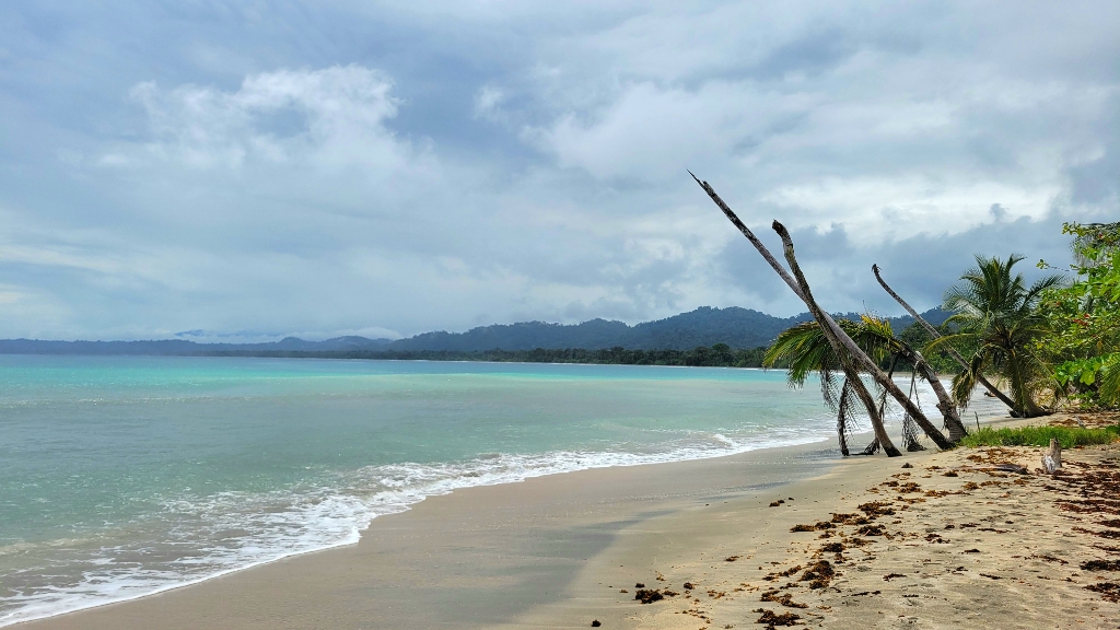 Beach in Cahuita National Park Costa Rica