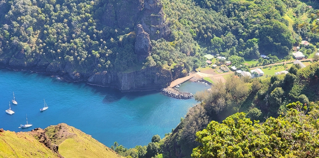 Anchored in Fatu Hiva