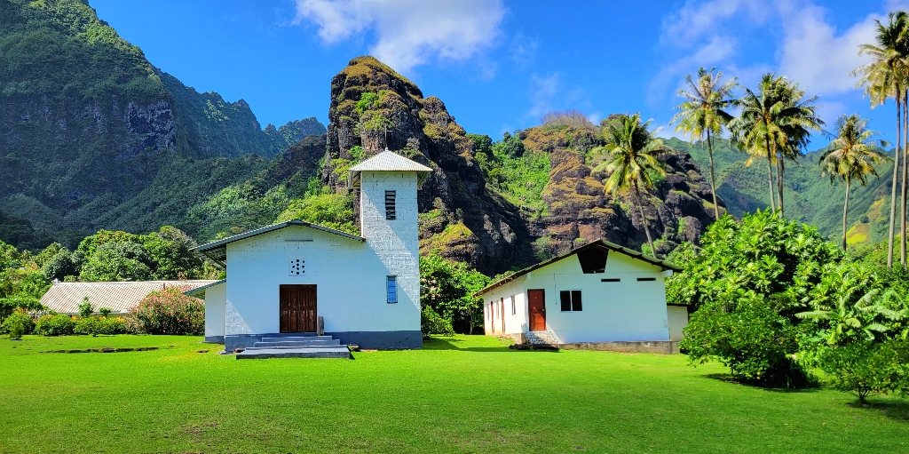 Church in Hana Vave, Fatu Hiva