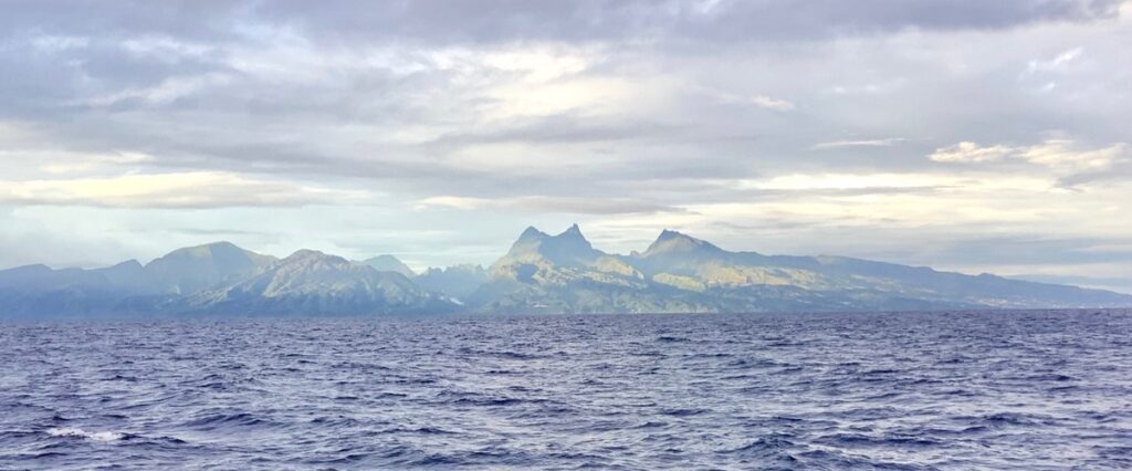 Tahiti from the water