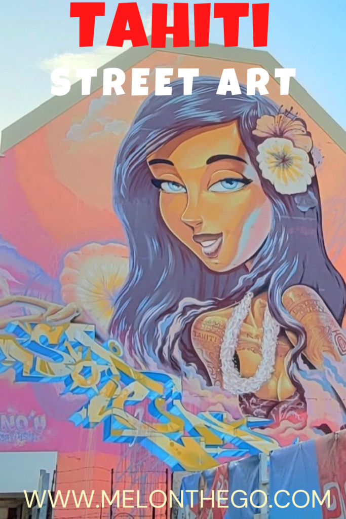 Street Art in Tahiti pin