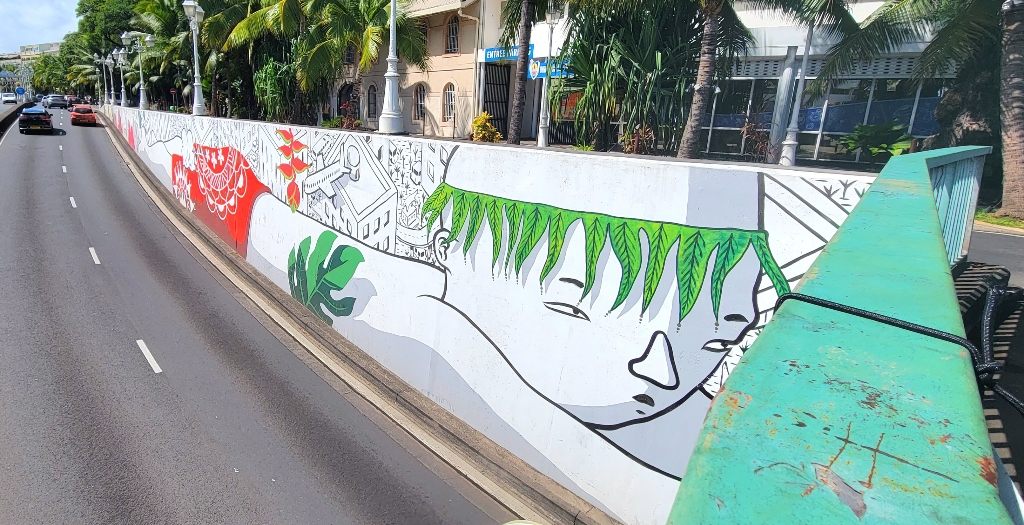 Mural Papeete Tahiti