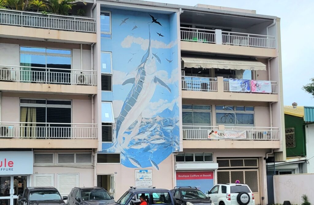 Fish mural Tahiti