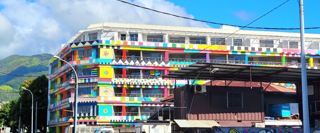 painted building Street art Tahiti