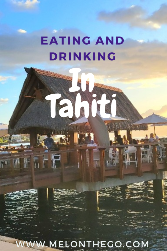 Food and Drink Tahiti Pin