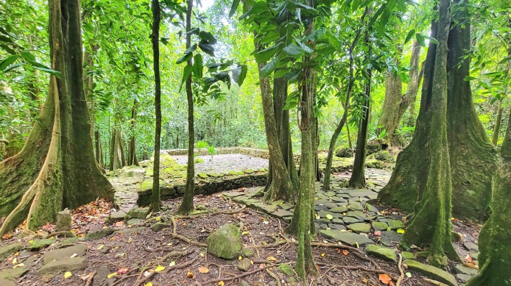 ancient archaeological site Moorea