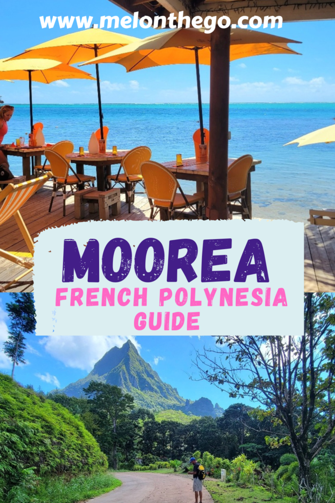 pin Moorea French Polynesia