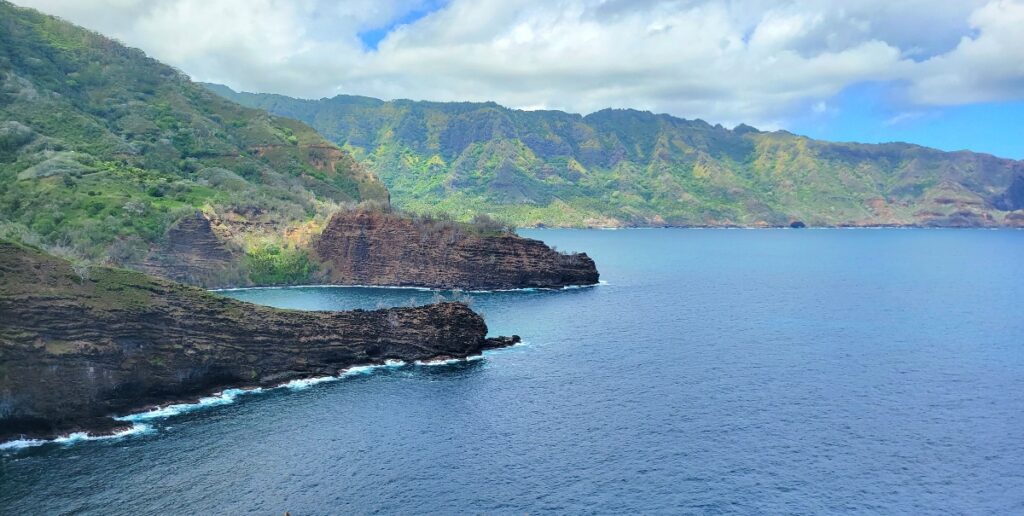 driving around Hiva Oa view