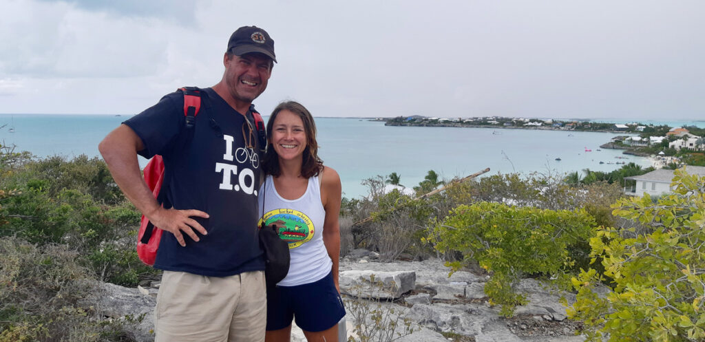 Us on Sapodilla Hill turks and Caicos