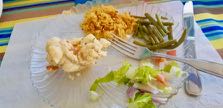 Conch and sides in Bahamas