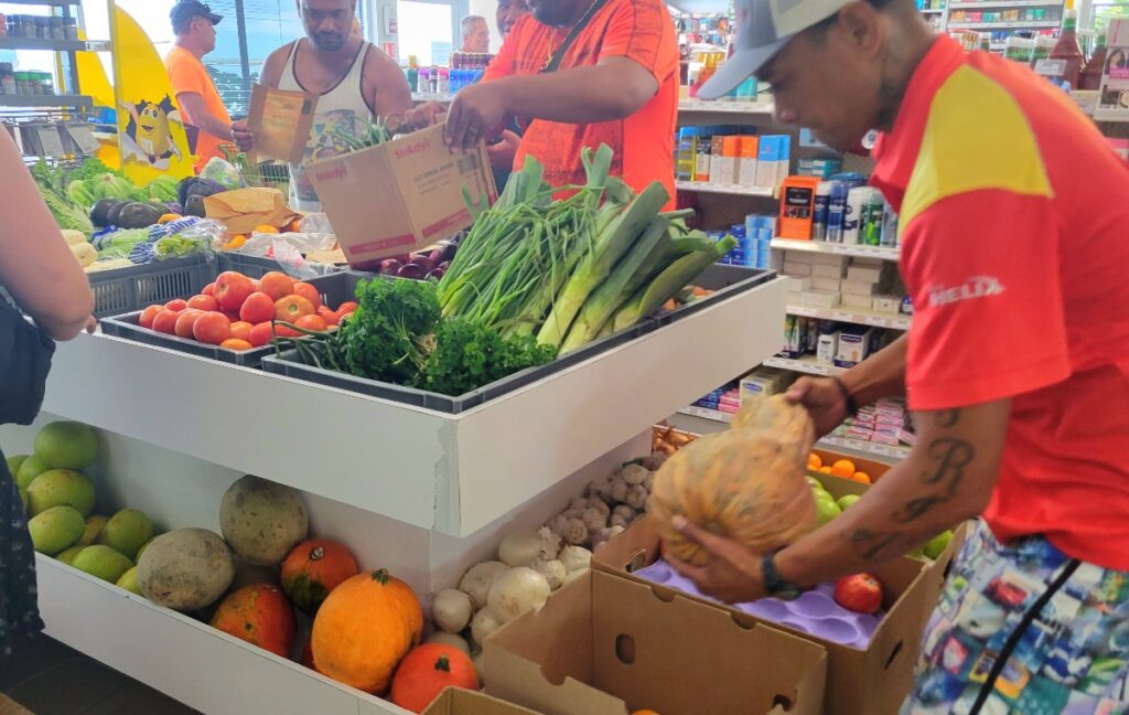 veggies, market, Fakarava