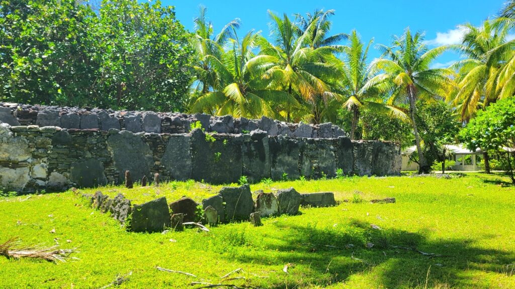 Marae in Huahine