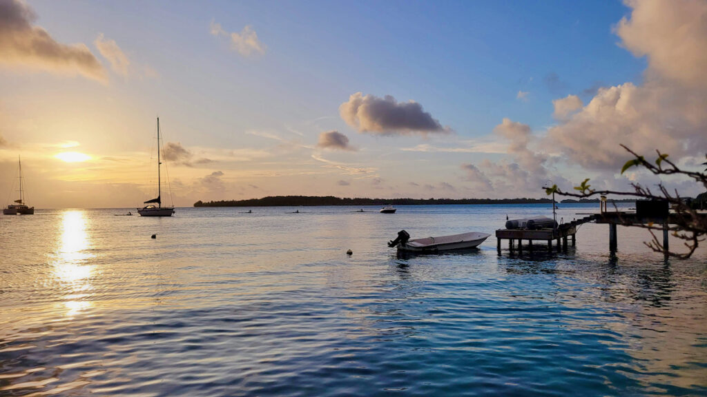 water view, boats, Bora Bora Yacht Club