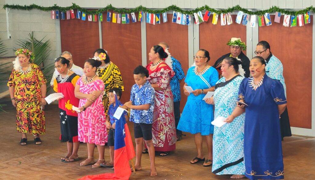 Niue residents at cultural festival