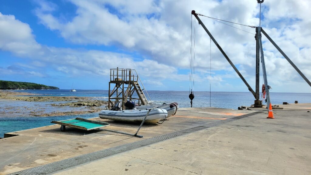 The dock at Niue