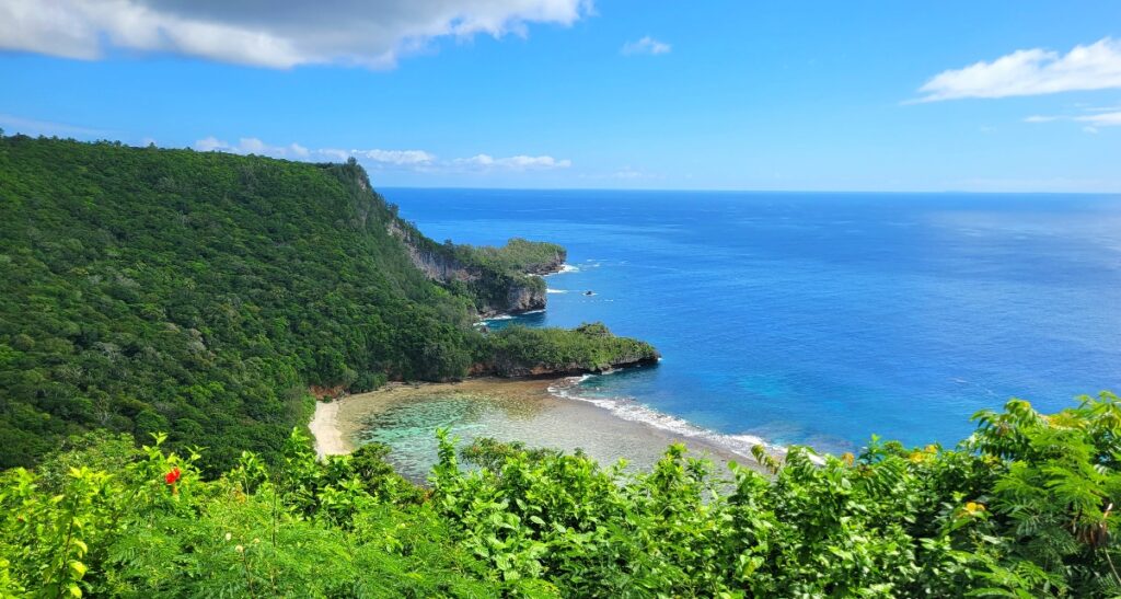 Ocean view, cliffs, Tonga, Vavau