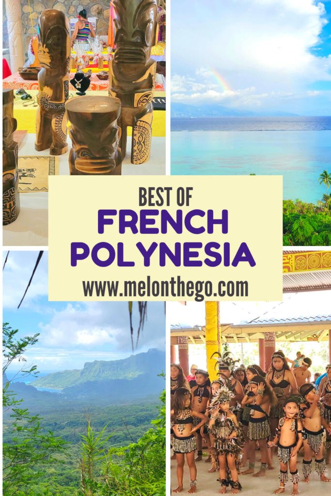 Best of French Polynesia pin, oceans, mountains, Moorea, ua Pou