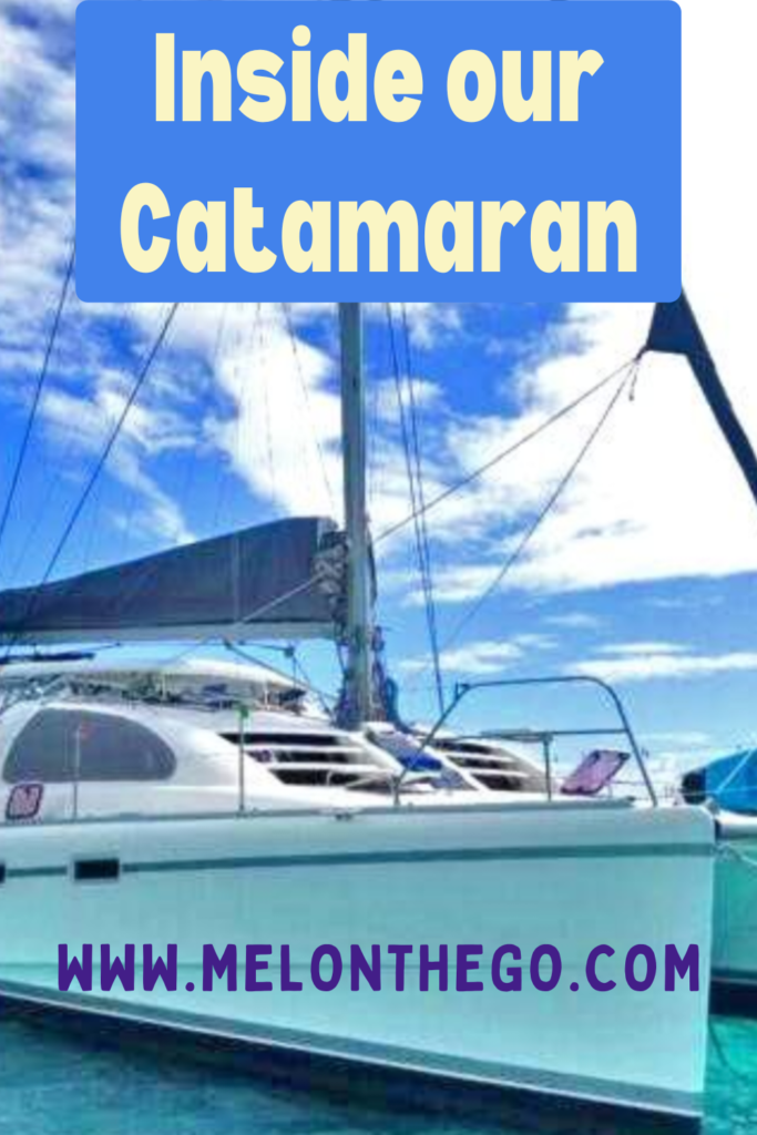 Catamaran pin, sailing, sailboat, life on a boat, Mel on the Go