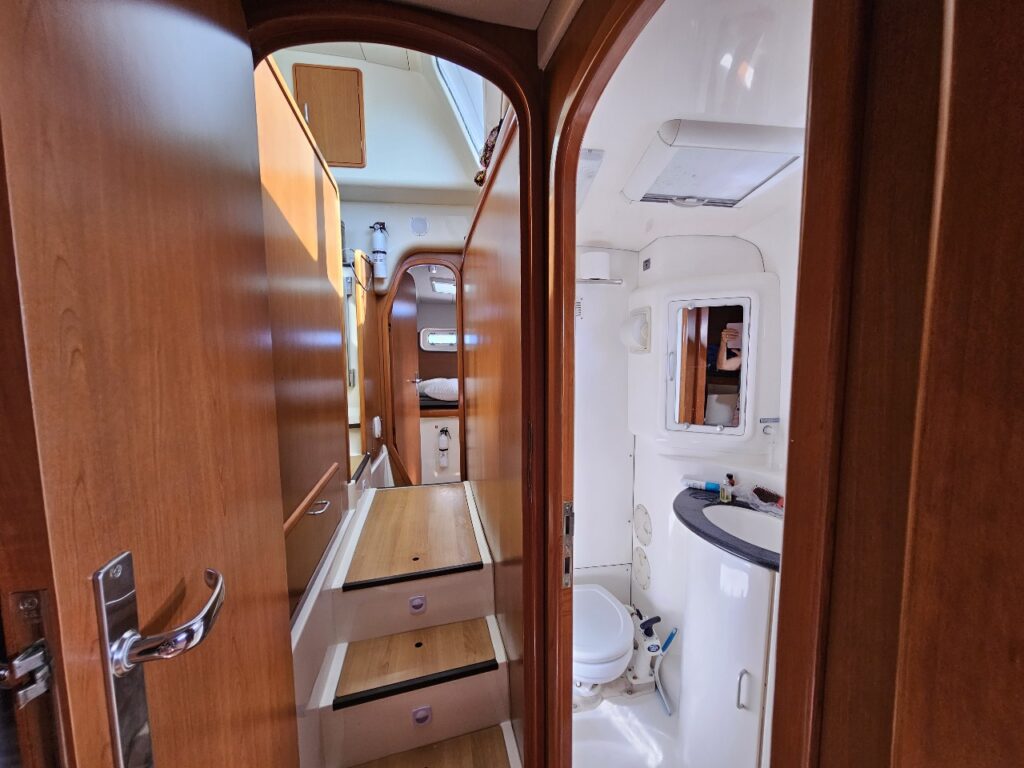 Hallway catamaran