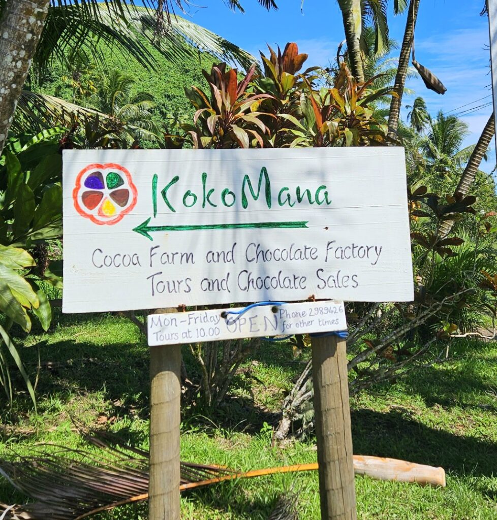 Koko Manu chocolate farm in Fiji