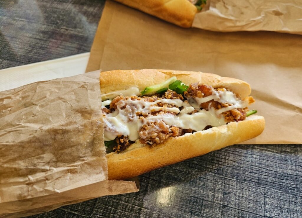 banh mi sandwich, food