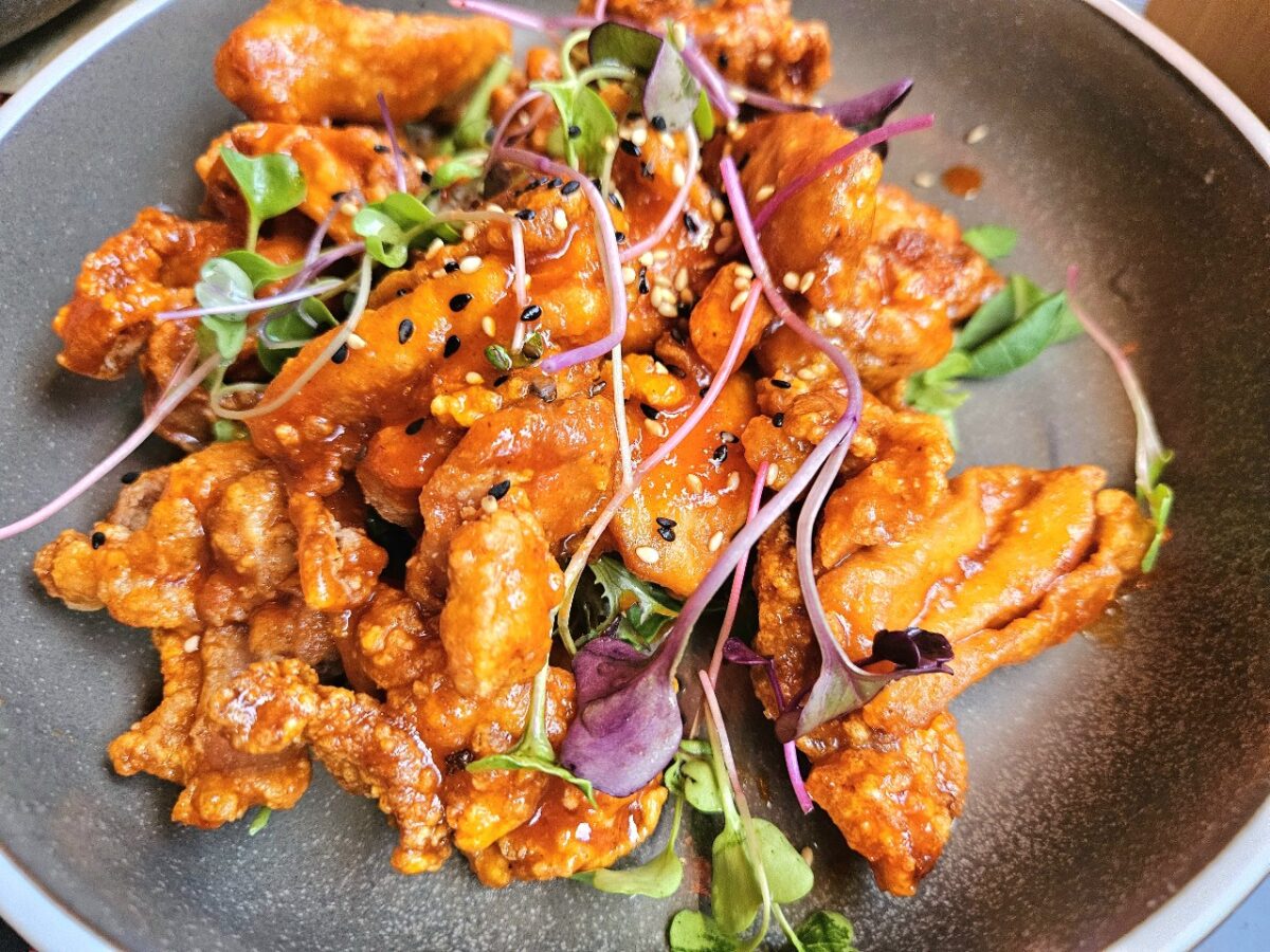 Karaage chicken, No 8 restaurant, Whangarei