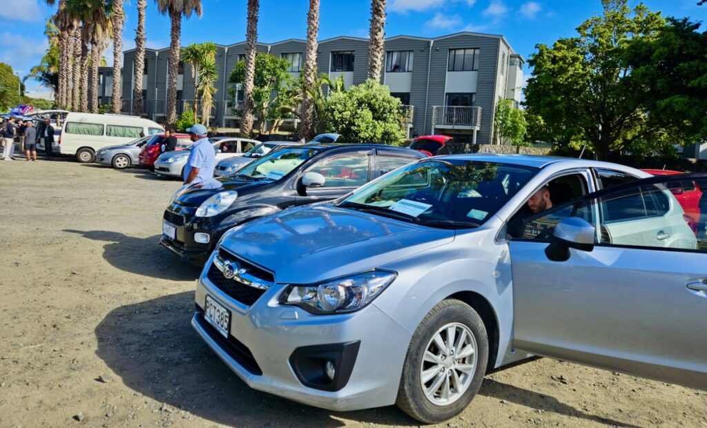 car market, Auckland, New Zealand