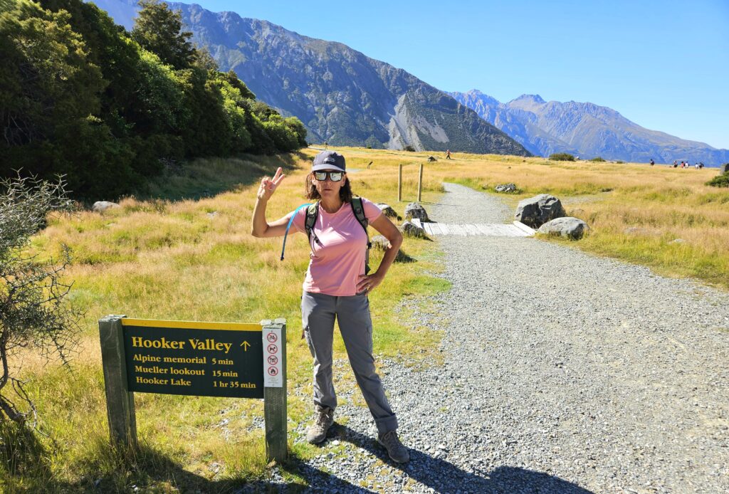 hiking trail, Hooker Track, Mount Cook